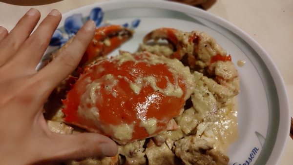 竹北美食奶油螃蟹